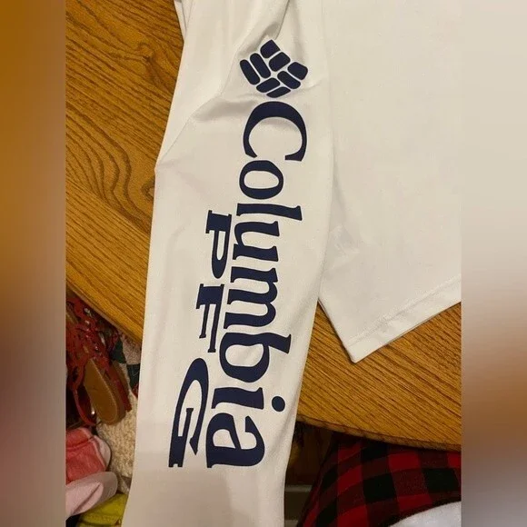 Columbia Mens PFG White Long Sleeve Fishing Shirt - Picture 5 of 15